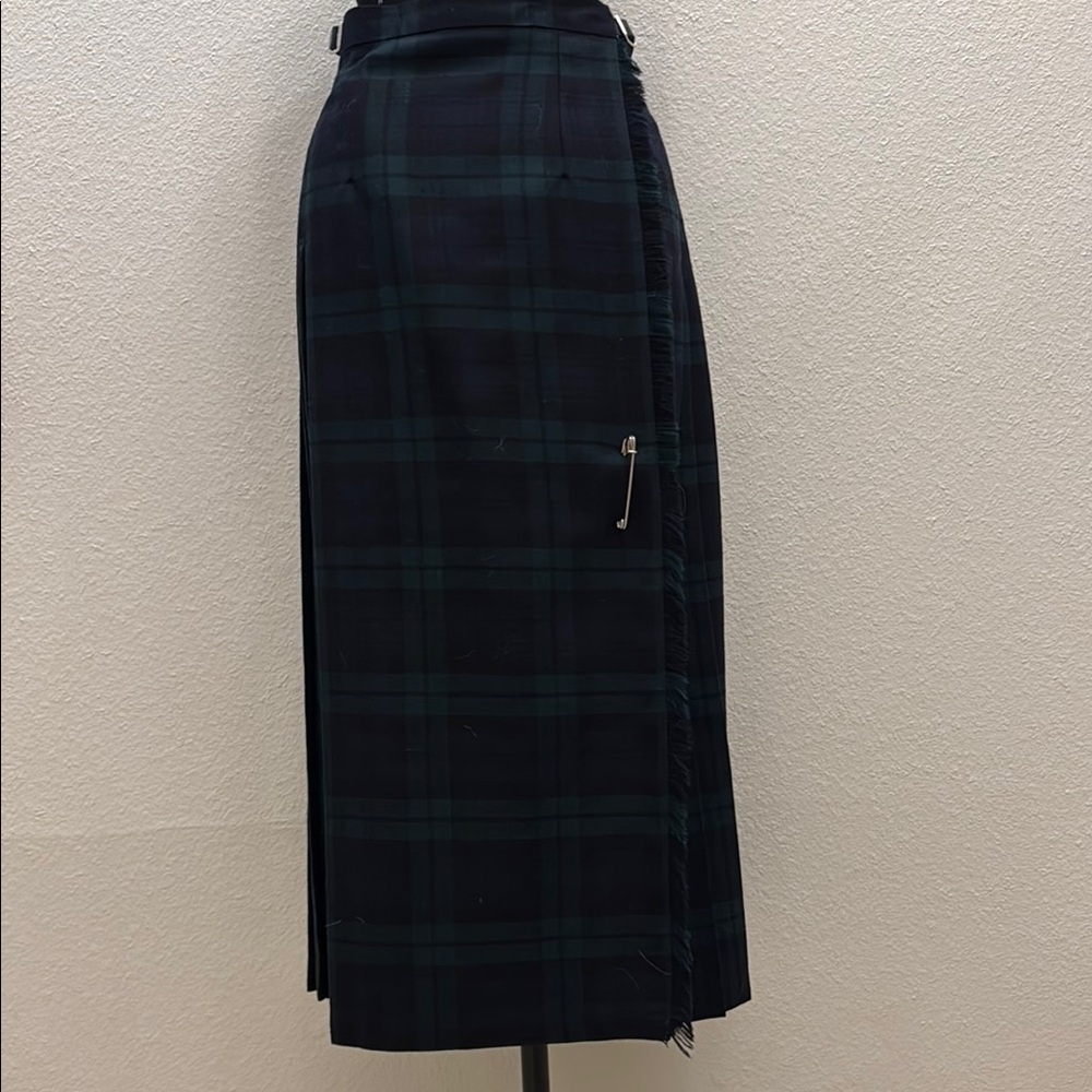 Plaid Tartan Wrap Skirt - Picture 4 of 11